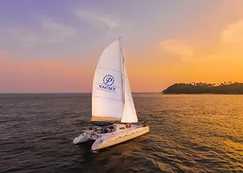 SUNSET AT PROMTHEP CAPE BY CATAMARAN